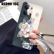 Casing hp Xiaomi Redmi 15C 4G 2025 - Redmi poco C85 4G 2025 Latest beautiful floral motif contempora