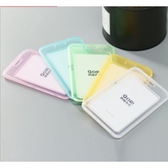 Transparent ID Card Holder IC Card Holder Bus Card Student ID Plastic Cards Cover Card Holder