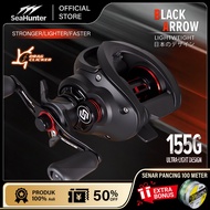 [OFFICIAL] SeaHuner Black Arrow Reel BC Baitcasting Drag Clicker Fishing Reel, 6+1 BB Ball Bearings,