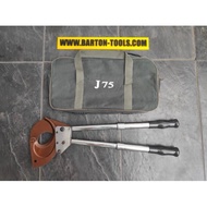 75mm Ratchet Cable Cutter J75 BARTON Cable Cutter Scissors