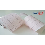 Premium Thermal ECG Paper Red Out Roll 80mm x 20M x 16mm