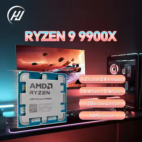 AMD Ryzen 9 9900X 12-Core 24-Thread New 5.6GHz 4NM CPU Processor Zen 5 76MB Game Cache R9 9900x TDP