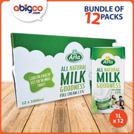 [Abigco] Arla UHT Milk 3.5% | 1L x 12 | 1 Carton |