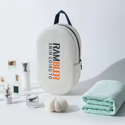2026 Dry Wet Separation Swimming Gym Dry Bag Handbag Pack Transparent Pool Waterproof Storage Bag La