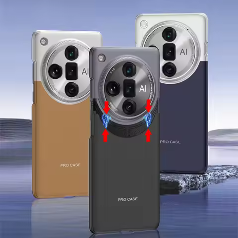 For OPPO Find X7 Ultra Case GKK Ultra Thin Shockproof 360 Hard PC Full Protection Combination Cover 