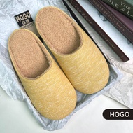 [ส่งเร็วพิเศษ!] HOGO รองเท้าใส่ในบ้าน slipper พื้นยาง กันลื่น สลิปเปอร์ สีพื้น รองเท้าเพื่อสุขภาพ รอ