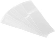 PATIKIL Pack of 250 Perforated Film PVC Shrink Tape for Caps 3.74 to 3.82 Inches 155 x 40 mm Clear