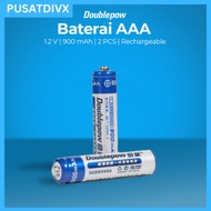 SANJI DOUBLEPOW RECHARGEABLE BATTERY AAA NI MH 1.2V 900mAh RECHARGEABLE BATTERY