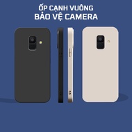 Samsung A6 2018, A6 Plus(A6+), A8, A8 Plus TPU square edge case | SS galaxy flexible phone case, cam