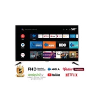 LED TV Polytron PLD-50UG5959 4K UHD Android TV Smart Digital (50 Inch)