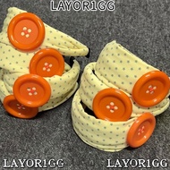 LAYOR1GG Button Hairband, Large Button Colorful Star Hairband, Vintage Style Polyester Sweet Style P