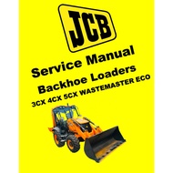 JCB BACKHOE LOADER 3CX 4CX 5CX 5CX WASTERMASTER ECO (2009-2018) SERVICE MANUAL 2D