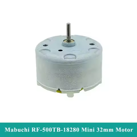 MABUCHI RF-500TB-18280 Mini 500 Motor DC 3V 5V 6V 9V 12V Mini 32mm Diameter Round Spindle Motor for