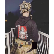 GBRS GROUP Military Style Men's Outdoor Physical Training Military Fans Hooded Sweatshirt 1119