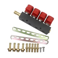 LPG/CNG Car Conversion from Petrol to Gas2 /3Ohm4Red Cylinder Spray Rail Control Unit Kit Car Access