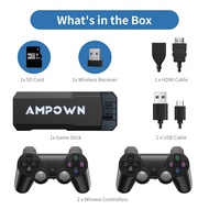 Ampown GD20 Game Console 4K 60Fps HDMI Low Latency Output GD10 Ultra GD20 TV Game Stick Portable Ret