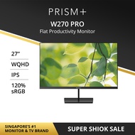 PRISM+ W270 PRO 27 WQHD [2560 x 1440] IPS 120% sRGB Professional Monitor