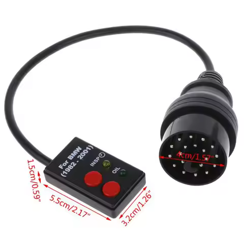 20 Pin Oil Service Reset Scan Diagnostic Tool OBD2 Oil Service Light Reset Tool for BMW 3 Series E30