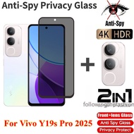 Full Cover Curved Screen Private Tempered Glass For Vivo Y19s Pro vivo Y19s Pro Y29s Y29 Y28 5G Prot