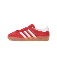 ADIDAS GAZELLE INDOOR Suede Rubber Sole Retro Shoes Red Women's JI2063