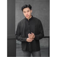 KEMEJA KATUN Libra Men's Black Pique Shirt Latest Men's Shirt Adult Men's Shirt Adult Men's Shirt Ad