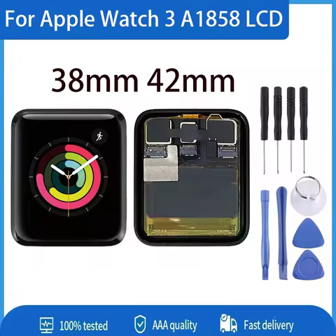 AMOLED For Apple Watch Series 3 38mm 42mm LCD Display Screen Digitizer Assembly For Apple Watch 3 A1