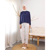 KEMEJA Maudy Shirt - Women's Shirt Made of Shakila Material (Size M, L, XL, XXL) 708 Mrs3