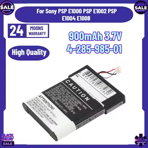 900mAh 3.7V Game Console Battery 4-285-985-01 for Sony PSP E1000 PSP E1002 PSP E1004 E1008 Pulse Wir