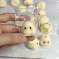 QQ Bounce Bounce Chick Pinch Music Send Girlfriends Friends Baby Pendant Slow Rebound Toy