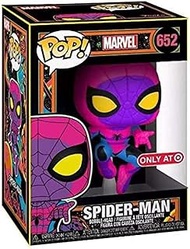 Funko POP! Marvel: Blacklight Spider-Man Vinyl Figure Exclusive Black Light Edition Spiderman - Pop Only