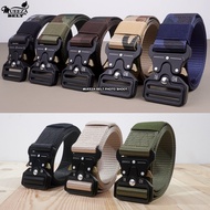 M2m ali Men's Tactical Military Nylon Canvas Belt / Military Tactical Belt Plain and Camo Motif 125c