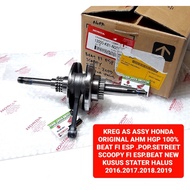 ( AHM )Kruk as 478KREG AS ASSY HONDA BEAT FI ESP SCOOPY FI ESP 13000- K81-N00 ORIGINAL AHM HGP CRANK