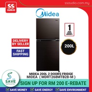 【 SEDA 4.0 VOUCHER 】Midea 200L 240L 280L Inverter Refrigerator 2 Door Fridge Peti Sejuk Peti Ais 2 Pintu Jimat Elektrik