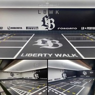 [訂購] 1∶64 場景 ⚫️⚪️黑白色 LBWK SERIES 🈶燈 亞加力門 汽車模型展示盒