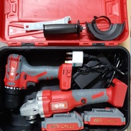 Yizhi Cordless Brushless combo set 21V cordless drill + 21V brushless cordless grinder #cssht