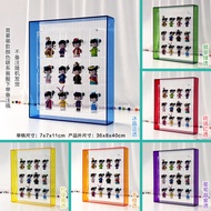POPMART SKULLPANDA Acrylic Storage Box Display Case for Figurines And Collectibles P791 พวงกุญแจแบบม
