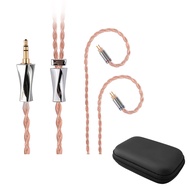 FAAEAL Hibiscus Pro 5N Headset Replacement Cable Add Case Balanced Nature Sound 4 Strands Litz OFC E