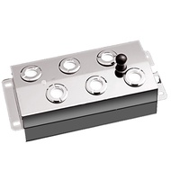 6 head ultrasonic fog maker mist maker for pond & waterproof transformer DC45V
