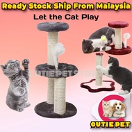 Cat Scratcher Climbing Tree House Pole 3 Layer 2 Layer Scratching Board Mainan Kucing Fancy Cat Tree Toy Tower