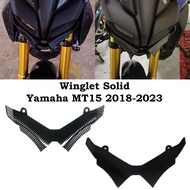 Winglet Solid Black Carbon Yamaha MT-15 MT15 2018-2023