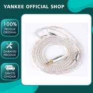 KBEAR 16 Core Silver Plated Upgrade Cable IEM Earphone Silver