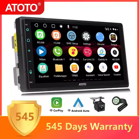 ATOTO Android 2 Din Car Radio 7 inch 4G WIFI GPS Navigation Stereo Apple Carplay Screen Android Auto