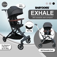 Stroller Travell Cabin Size Babydoes Exhale 360 2-way Baby Traveling Stroller