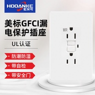 Discount15A American Style Double Outlet Socket UL American Standard Leakage Protection Socket Ameri