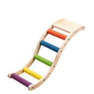 Parrot Cloud Ladder Perch Stand Stick Frosted Climbing Toy for Gnawing Grinding Claws Mouth