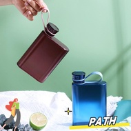 PATH Sport Bottle, Plastic Large Capacity Water Bottle, Fashion Flat Shape Water Cup