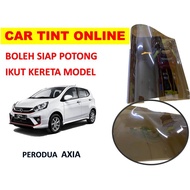 Tinted Cromax Perodua Axia tinted Kereta Tinted tahan panas UV99%