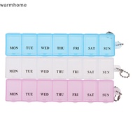 warmhome 7 Days Weekly Pill Medicine Box Holder Storage Organizer Container Case Pill Box WHE