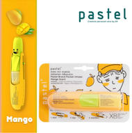 pastel - 泰國PASTEL微笑旋轉鼻通薄荷棒（芒果香味）[平行進口]