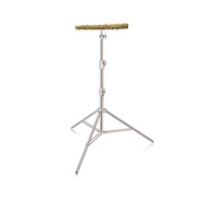 Adjustable Bird perch parrot perch XL stand stainless steel macawTheFlightPerch™️ freefly training p